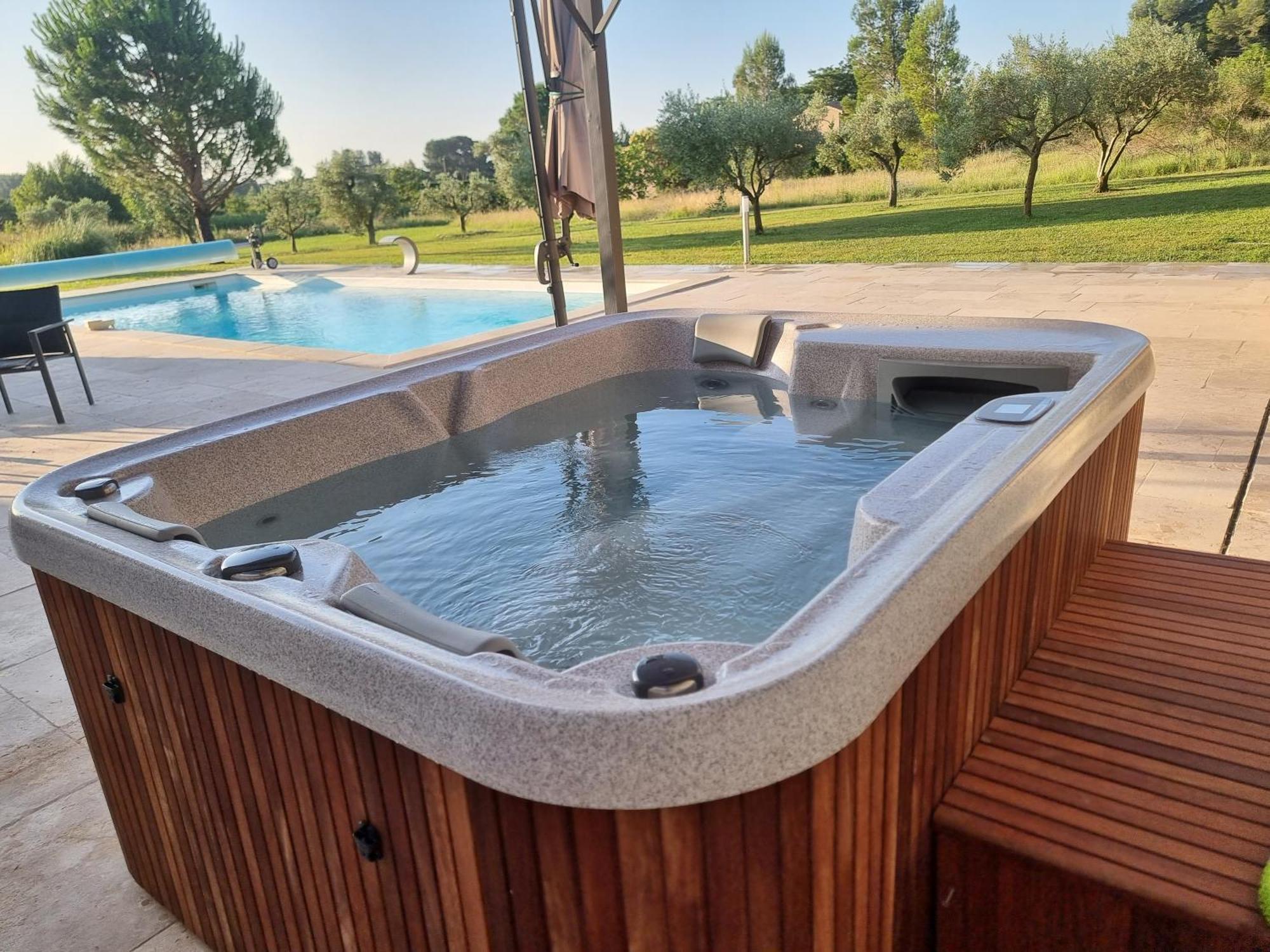 La Bastide De Luson Villa 4 Chambres Spa Sauna Piscine Chaufee Boulodrome Maussane les Alpilles Dış mekan fotoğraf